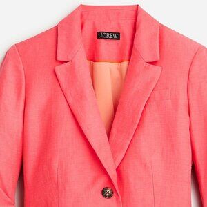 Straight-leg essential pant  & blaze in Chelsea linen-cupro blend; NWT; size 8